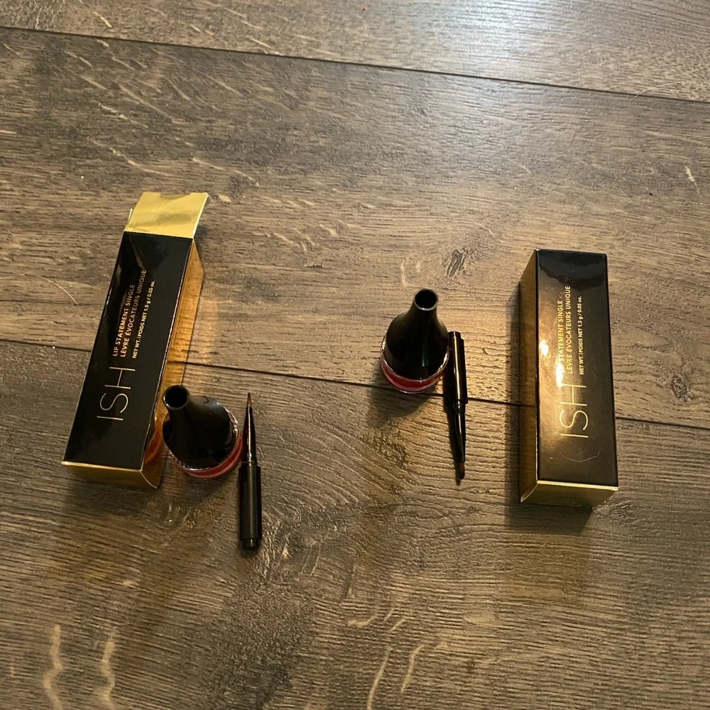 Lot of‎ 2 ISH Lip Statement Single Lipsticks NIB
